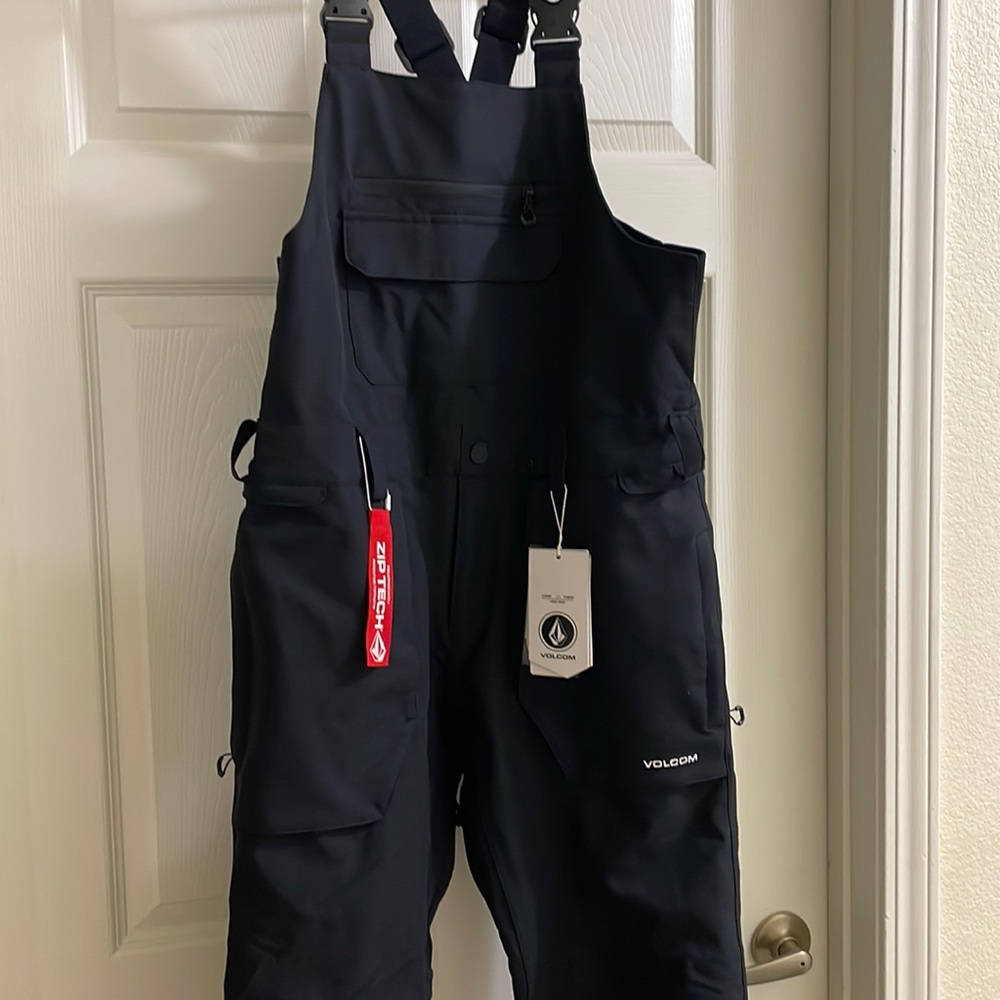 MENS ROAN BIB OVERALL - BLACK - SMALL